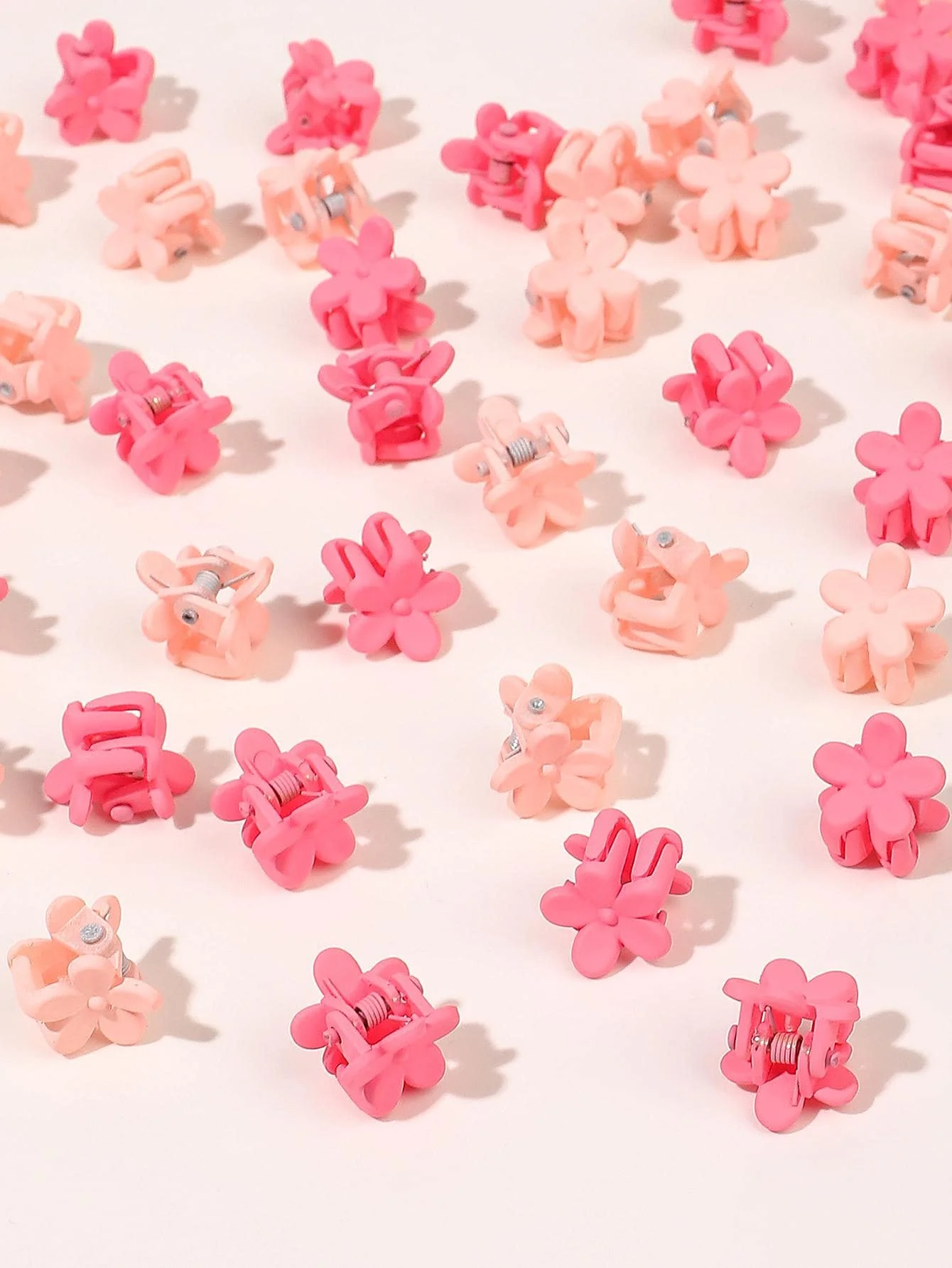 50 Stück bunte Mini-Blumen-Haarklammern für Mädchen, niedliches Haar-Styling-Zubehör, Urlaubsgeschenk, dekorative Dutt-Klemme, winziges Haar – Detail 20