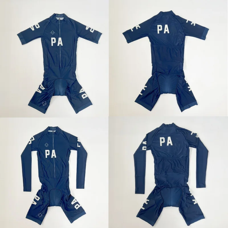 AliExpress NONE LASER CUT Skinsuit 2026 PNS TEAM NAVY BLUE Bodysuit LONG SLEEVE Cycling Jersey Bike Clothing Maillot Ropa Ciclismo