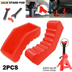 Car Slotted Lift Jack Stand Rubber Pad Floor Adapter Frame Rail Pinch Lifting Universal Repair Tools Safety Grip Pads 3Ton 6Ton