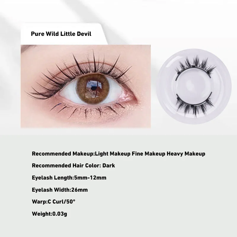 Mit Clips magnetische Wimpern Applikator doppelte magnetische Wimpern natürliches Aussehen wieder verwendbare Wimpern kein Kleber 3d falsche Wimpern