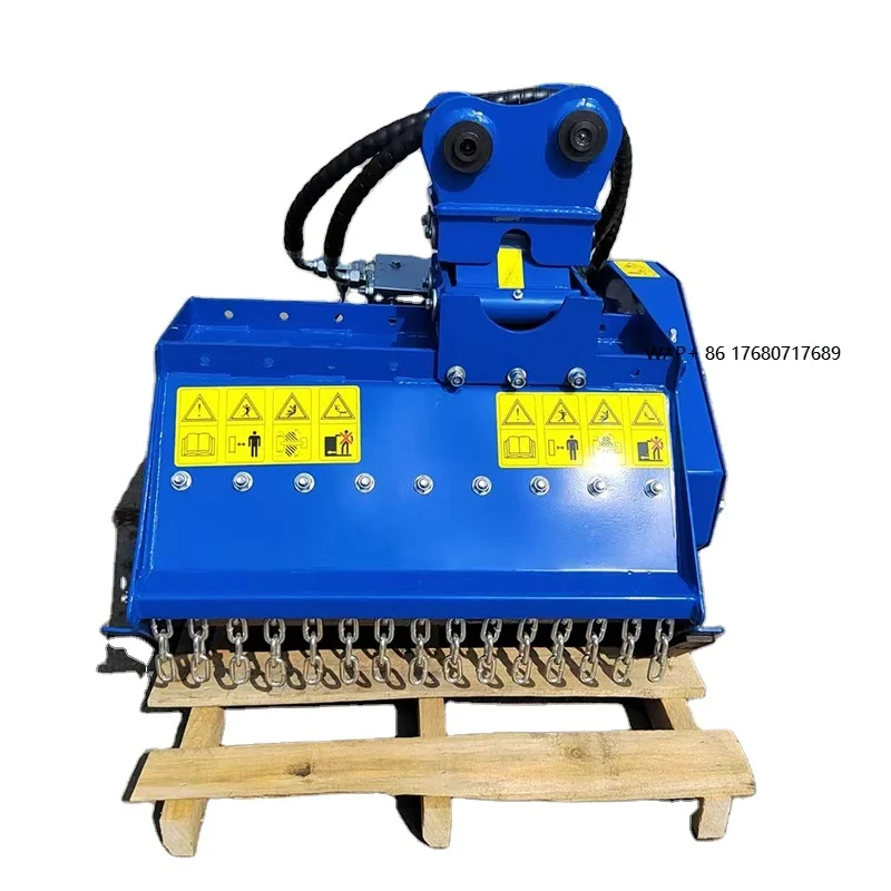 

High Performance Mini Brush Cutter Excavator Flail Mulcher Mower with New Engine and Motor for Home Use Manufacturing Plant