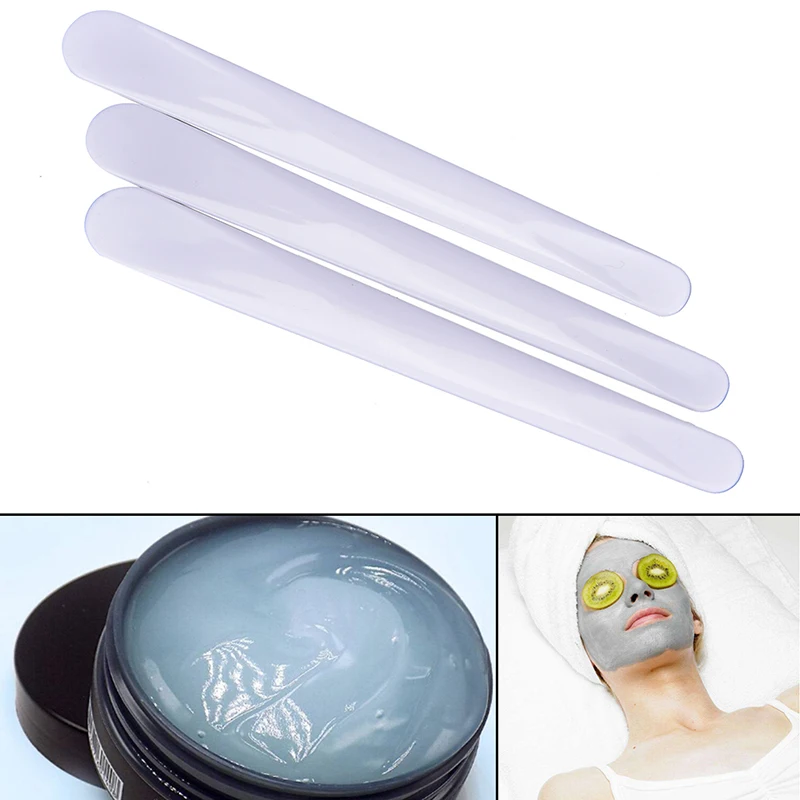 10Pcs Plastic Facial Mask Mixing Spatulas Spoon Stick Cosmetic Makeup Tools