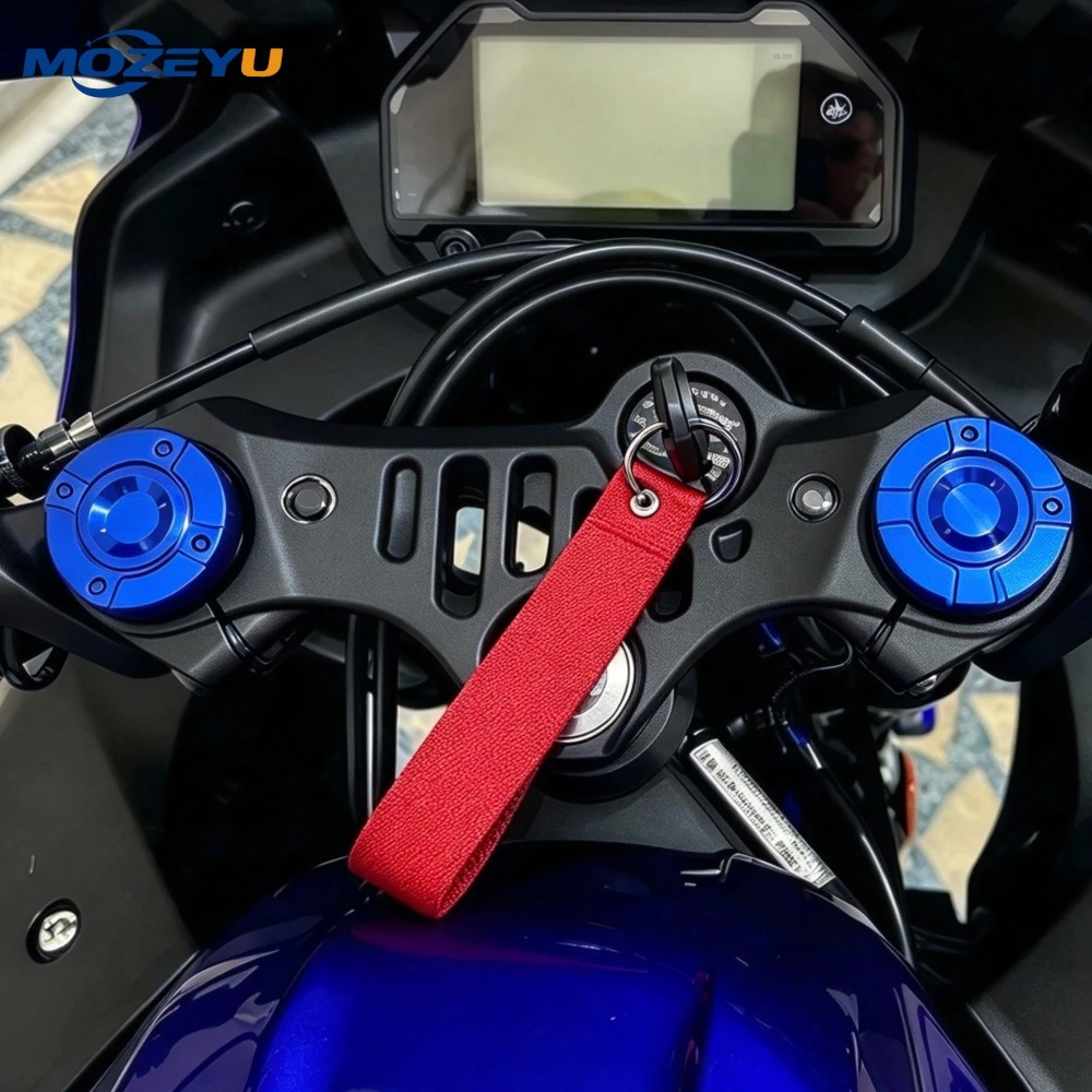 Motorcycle CNC Front Shock Absorber Cap Cover Suspension Top Cover For YAMAHA YZF R3 2025 2024-2020 YZF-R3 MT-03 MT03 MT25 MT 25
