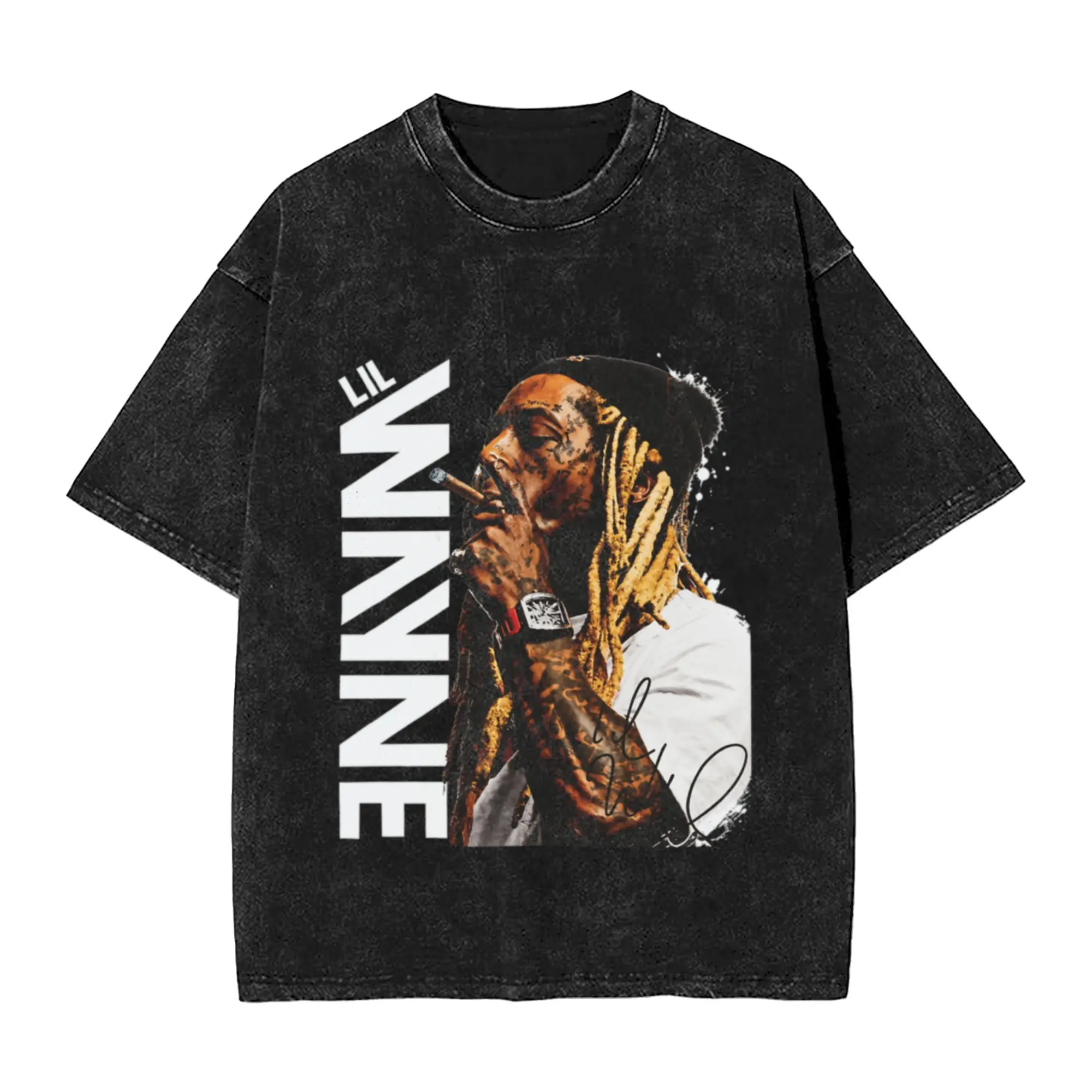 Lil Wayne Carter Classics 2026 Hip Hop Music Classic Stylish A T-Shirt Oversized Short Sleeve Men's Women's Cotton Tees Tops