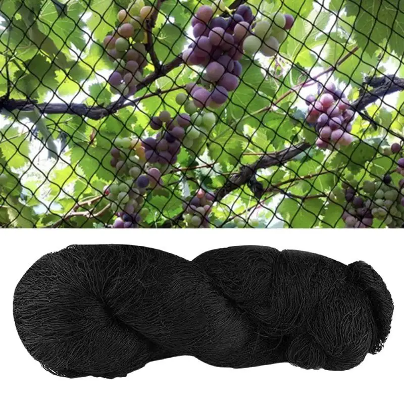 2cm Hole Black HDPE Mesh Net Orchard Vegetable Strawberry Cherry Grape Fruit Tree Anti Bird Net Pond Breeding Fence Netting