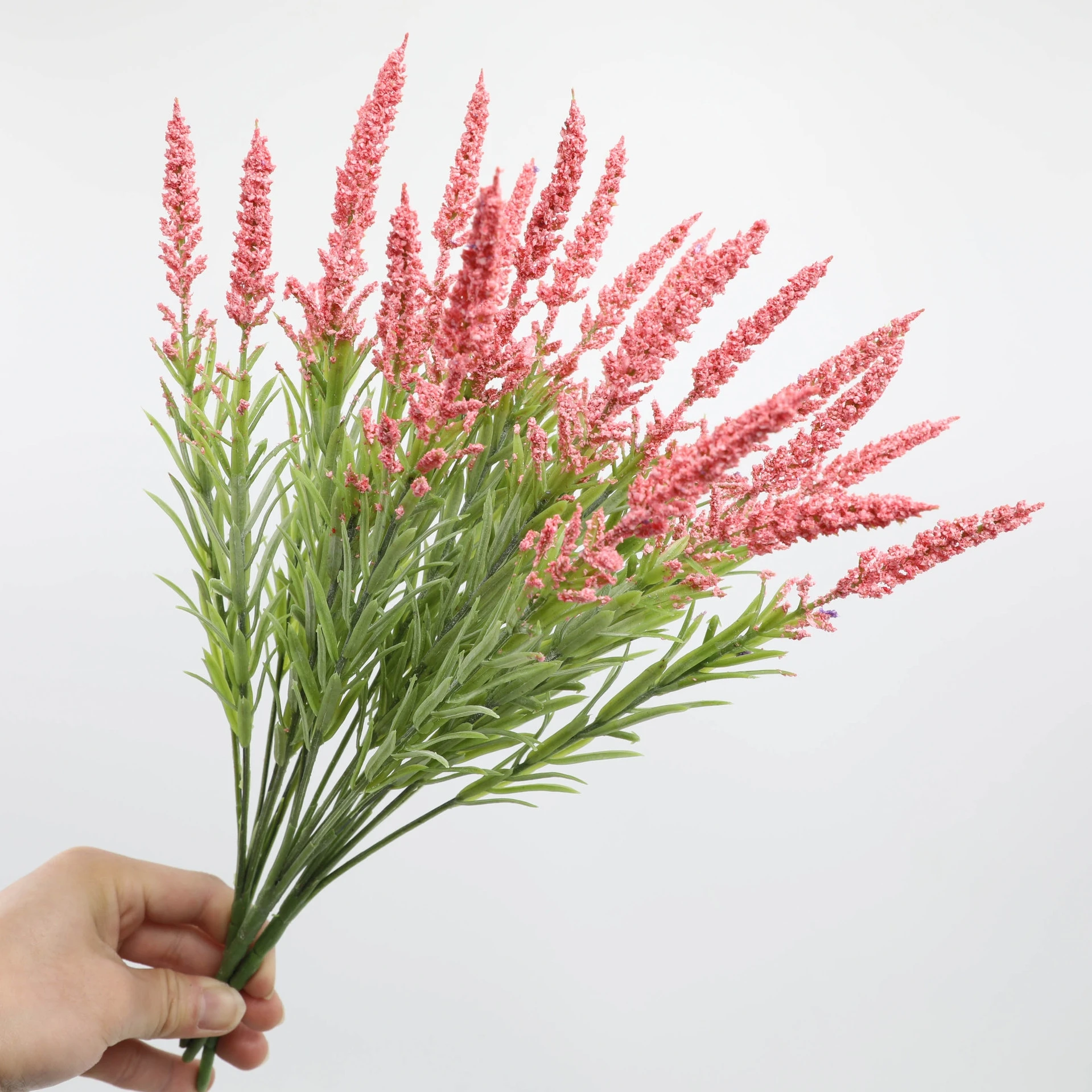 Künstliche Blumen, Schaumstoff, Lavendelstrauß, Weihnachten, Hochzeit, Heimdekoration, Innen- und Außenbereich, Heimbüro, Tisch, Ordnen Sie gefälschte Pflanzen – Detail 8