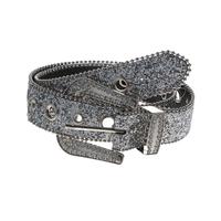 Temperament Diamond Y2k Waist Strap PU Leather Alloy Retro Corset Belt Adjustable Waistband Rhinestone Belt Women Waist Belt