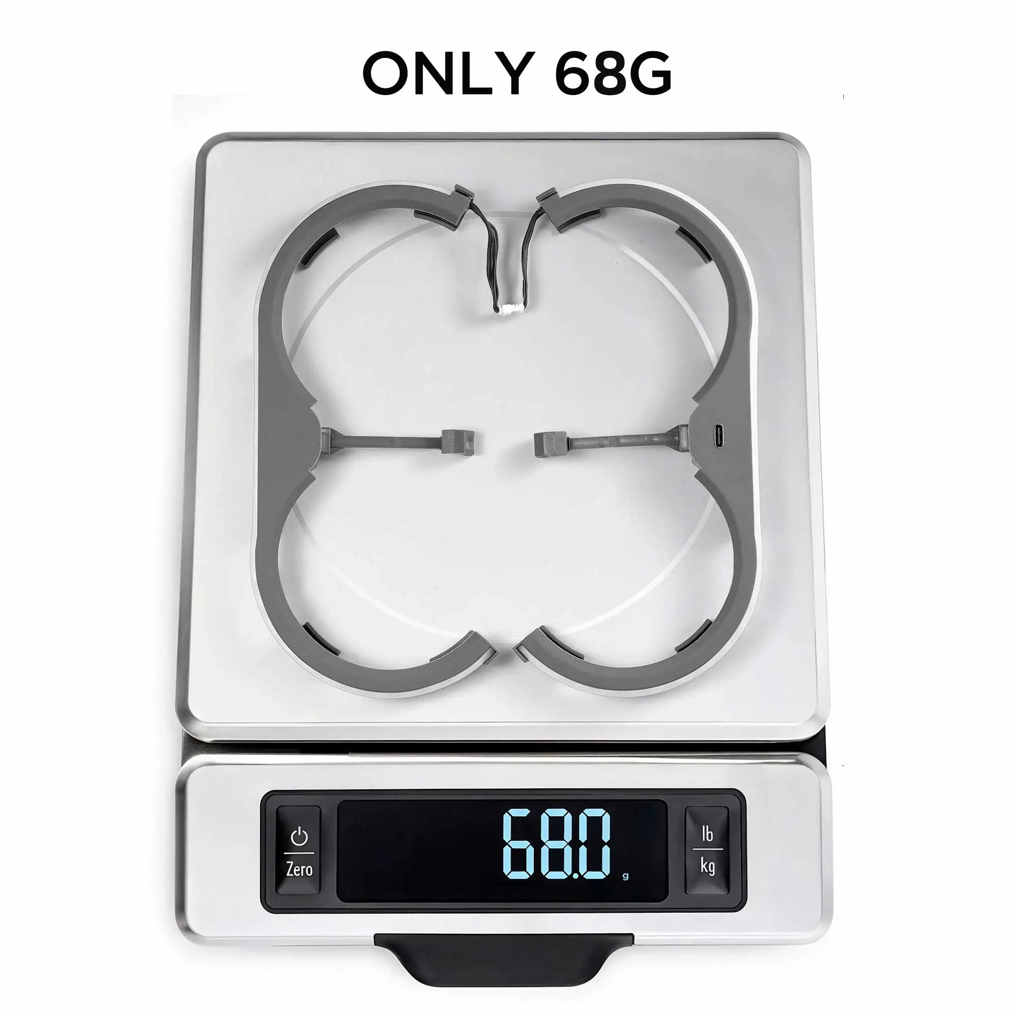 Osłony kanałów VIFLY z kolorową listwą LED do DJI Avata 2