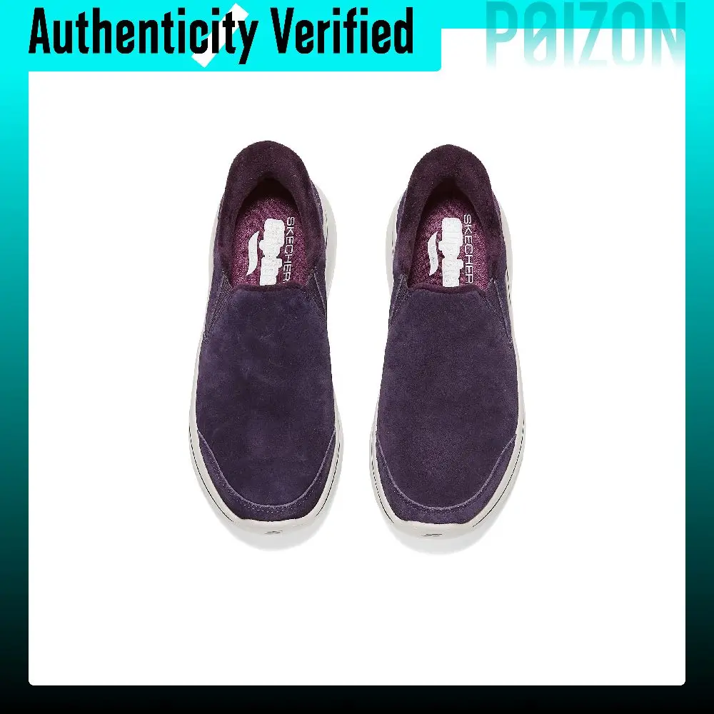 Skechers Women's GO WALK Abrasion Resistant Breathable Low top Casual Shoes Women's Purple 125847-PLUM view 4