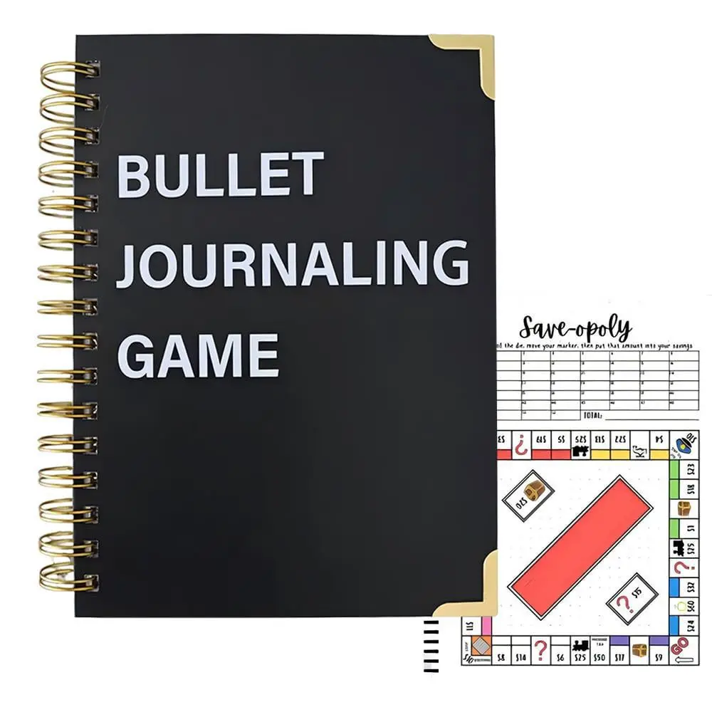 Game Creative New Portable Bullet Dot Journal Game Log Ein kreatives Notizbuch zum Tracking von Game Progress Task Planning