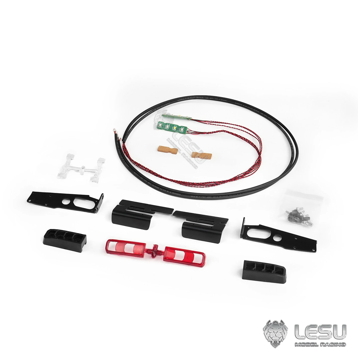 RC 1/14 LESU LED-Rücklicht-Set für Tamiya Hydraulikbagger Lader Muldenkipper für SCANIA MAN VOLVO Anhänger Kipper DIY-Teile – Detail 2