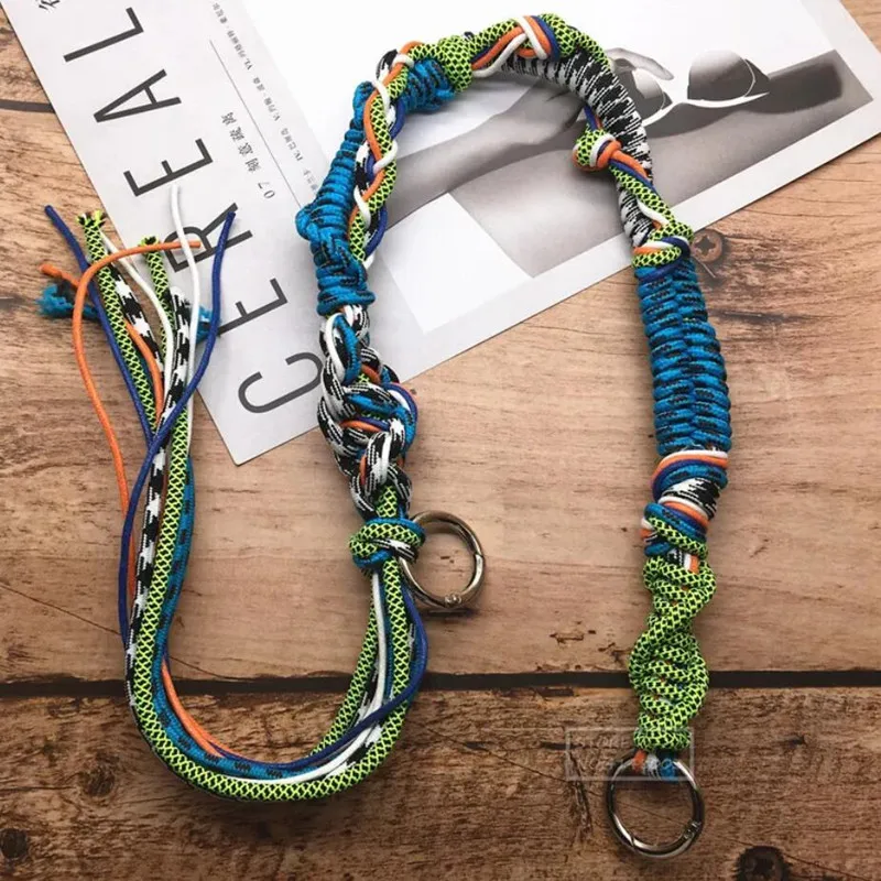 Handmade Lanyard for key Mobile phone Strap For Women Accessories Bag Straps Colorful for DIY Bag Making, Handle Replacement