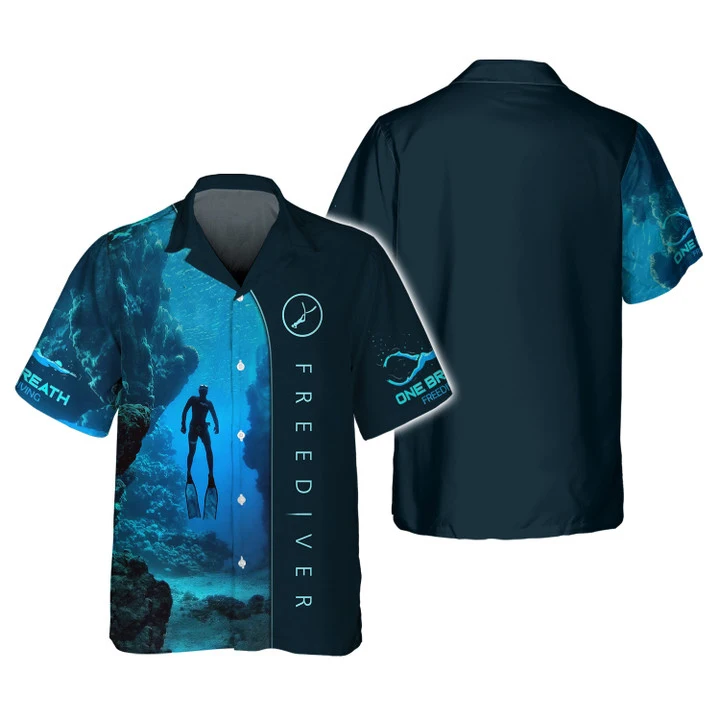 

Mens Diving Graphic Beach Shirts Summer Short Sleeve Button Up Hawaii Vacation Shirt Tops Mens Large Size T Shirt Clothes