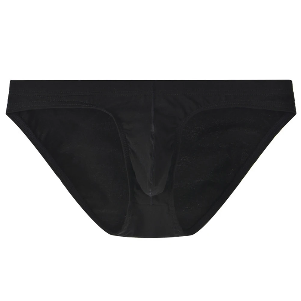 1pc Mens Cotton Breathable Absorbsweat Briefs See Through U Shape Pouch Sexy Briefs Underwear Low Rise Underpants