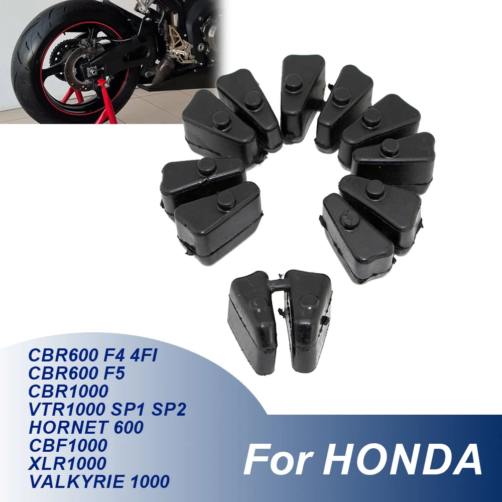 

6Pcs Motorcycle Rear Wheel Drum Rubber For Honda CBR600 CBR1000 F5 F4i VTR1000 CBF1000 XLR1000 Rubber Buffer 1998-2012