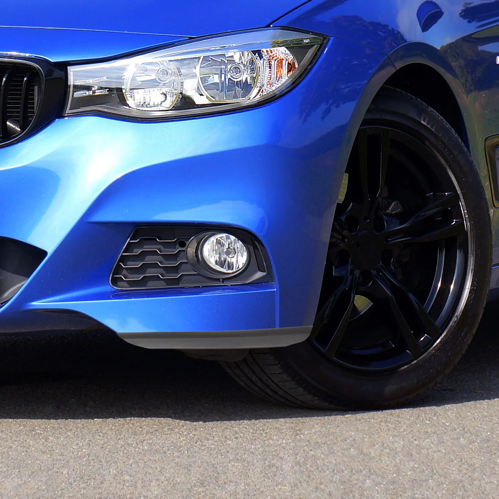 

Black Universal Front Bumper Lip Spoiler Guard Strip Car Decoration For Vehicle Protection