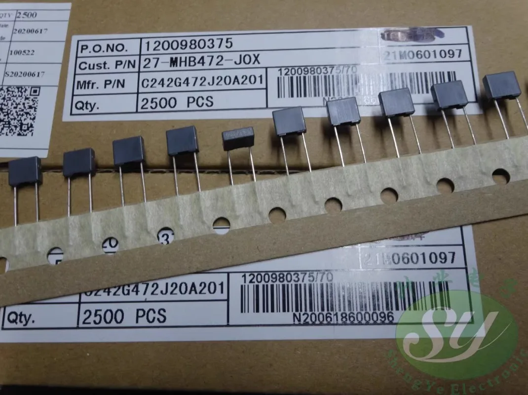 20PCS Fara C242G 0.0047uf/400v 4700pf 4.7nf 4n7 472 Brand New 5mm Film Capacitor