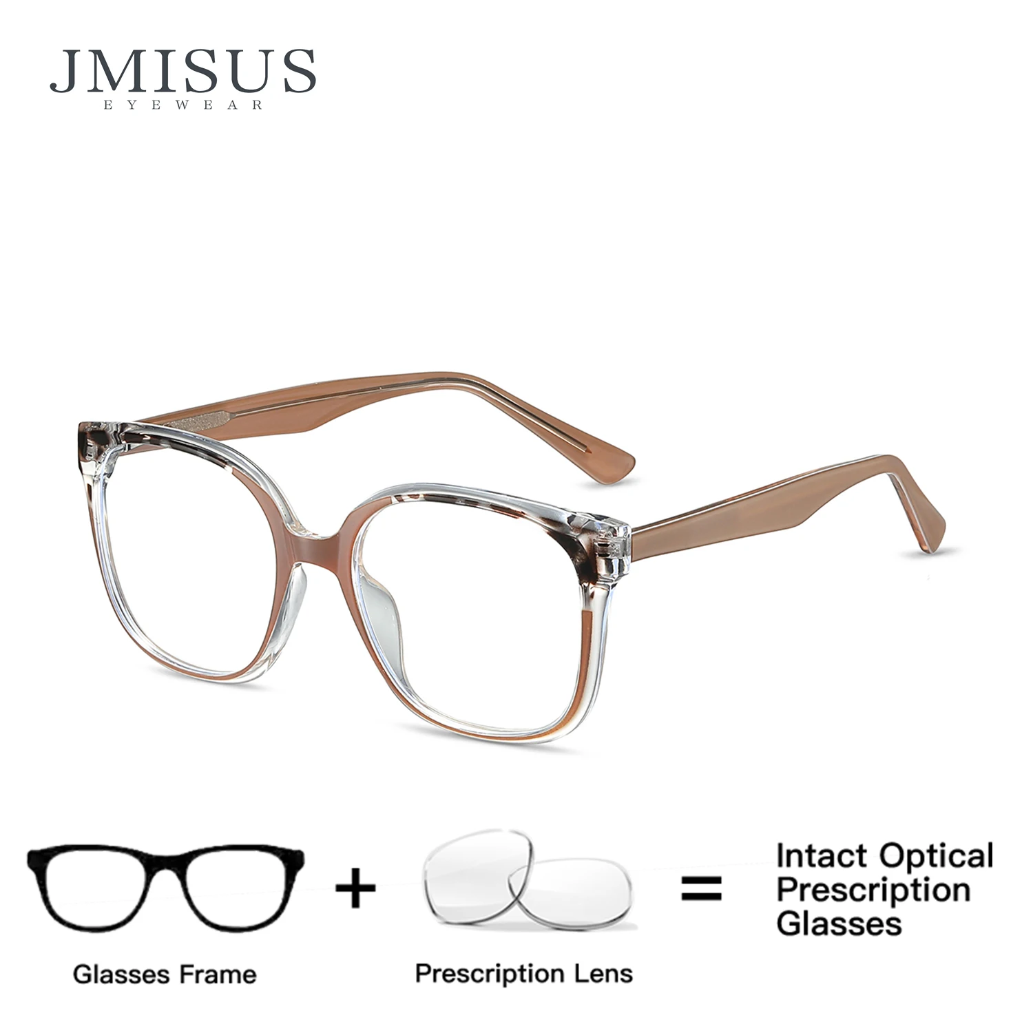 

JMISUS Fashion Square Butterfly Prescription Glasses Anti Blue Light Acetate Myopia Eyewear Optical Eyeglasses for Women
