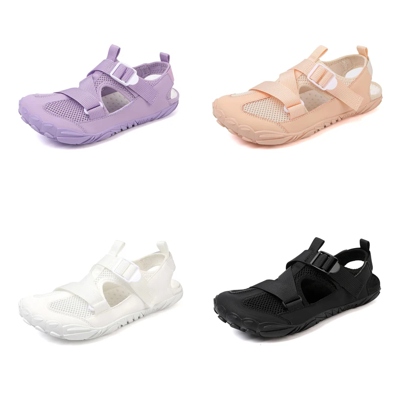 Adjustable Strap Barefoot Sandals Women Quick Dry Non Slip Outdoor Breathable Mesh Beach Water Shoes Summer Wading Sneakers