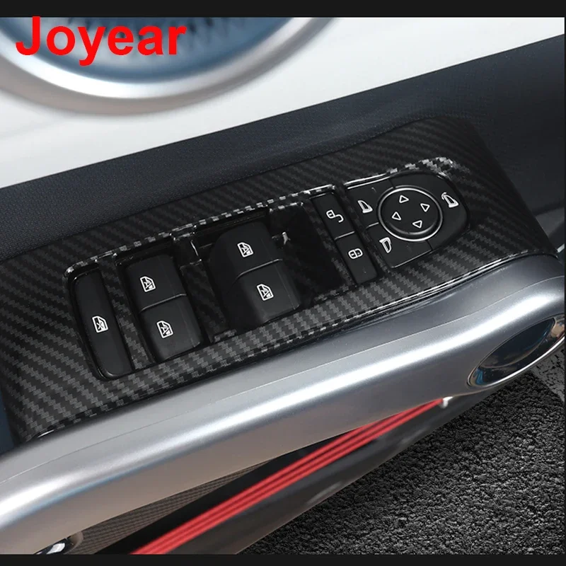 

For BYD Atto 3 Yuan Plus EV 2021-2022 Door Glass Switch Switch Lift Panel Sticker Scratch-resistant Protective Accessories