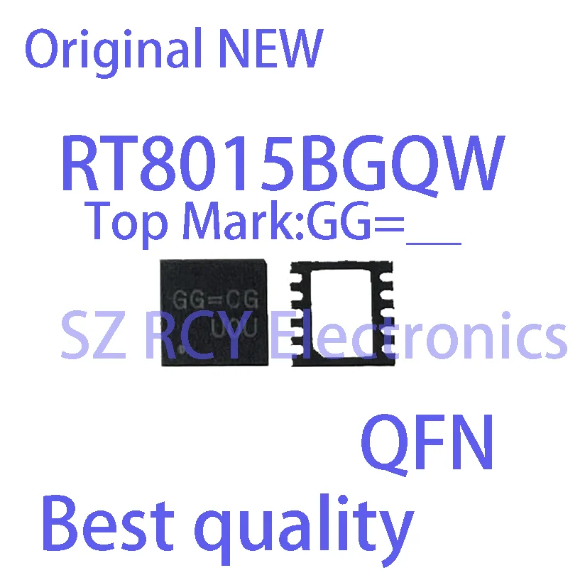 (10 PCS)NEW RT8015BGQW RT8015B Top Mark GG= QFN Chipset