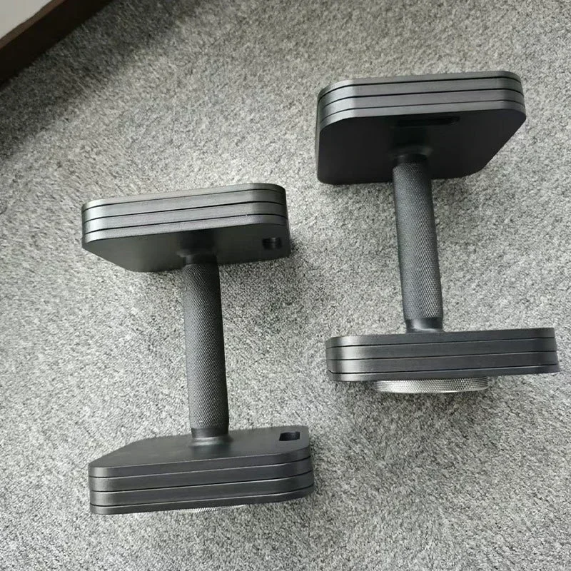

Price 3-in-1 Unique Design Adjustable Square Dumbbells 2kg Increment Barbell Kettlebell Steel Adjustable Square Dumbbell Set