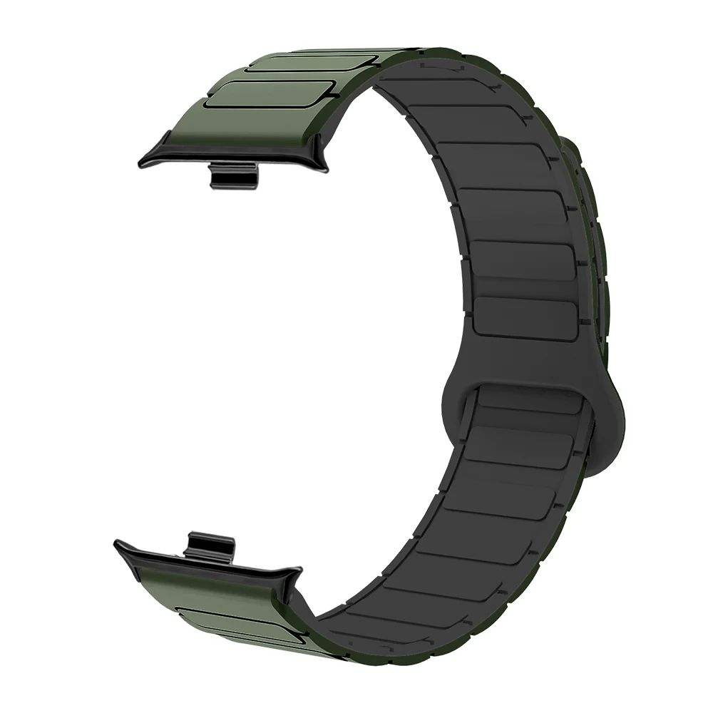 

Magnetic Wristband For Vivo Watch3/Watch3 GT/IQOO Armor Style Quick Release Soft Sweatproof Silicone Smart Watch Strap Men Women