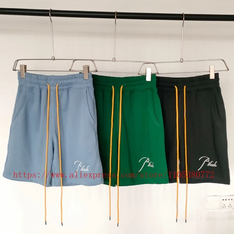 2026 Hot New High Quality RHUDE Men's Casual Shorts with RHUDE Letter Print Loose Casual Beach Shorts Fast Delivery