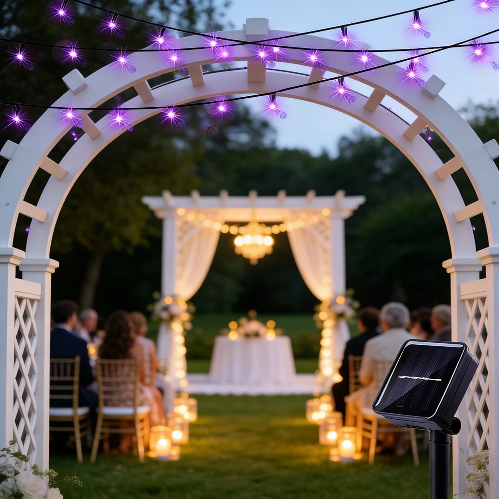 

Fairy Lights Garland Led Outdoor Solar Powered String Lights 8Mode Garden Wedding Birthday Decoration Solar Lights Outdoor