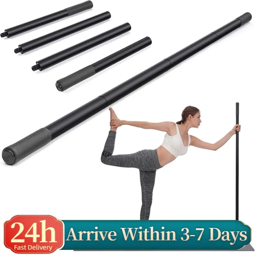

Палка для йоги 5 футов, регулируемая палка для растяжки с нескользящей ручкой, палка для упражнений, растяжки и баланса