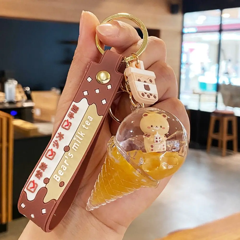 Cartoon Hanging Ornament Butter Bear Keychain Toys Gift Dolls Pendant Bag Charms