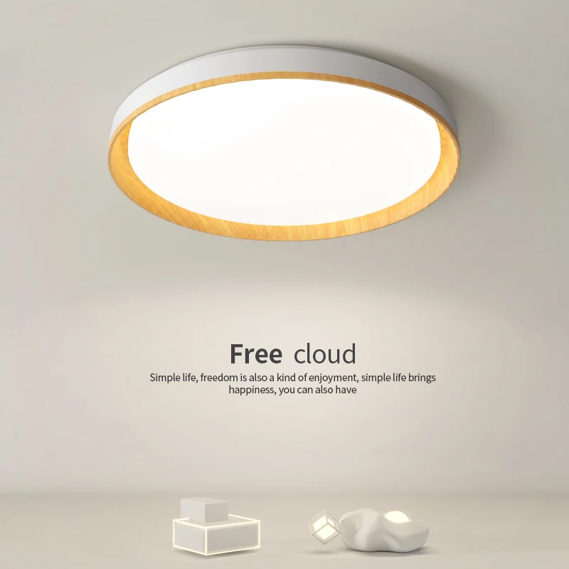 

Log Wind Master Bedroom Ceiling Lamp Modern Led Chandeliers Minimalist Nordic High Sense Study Smart Lamps Cloud Light Fixtures