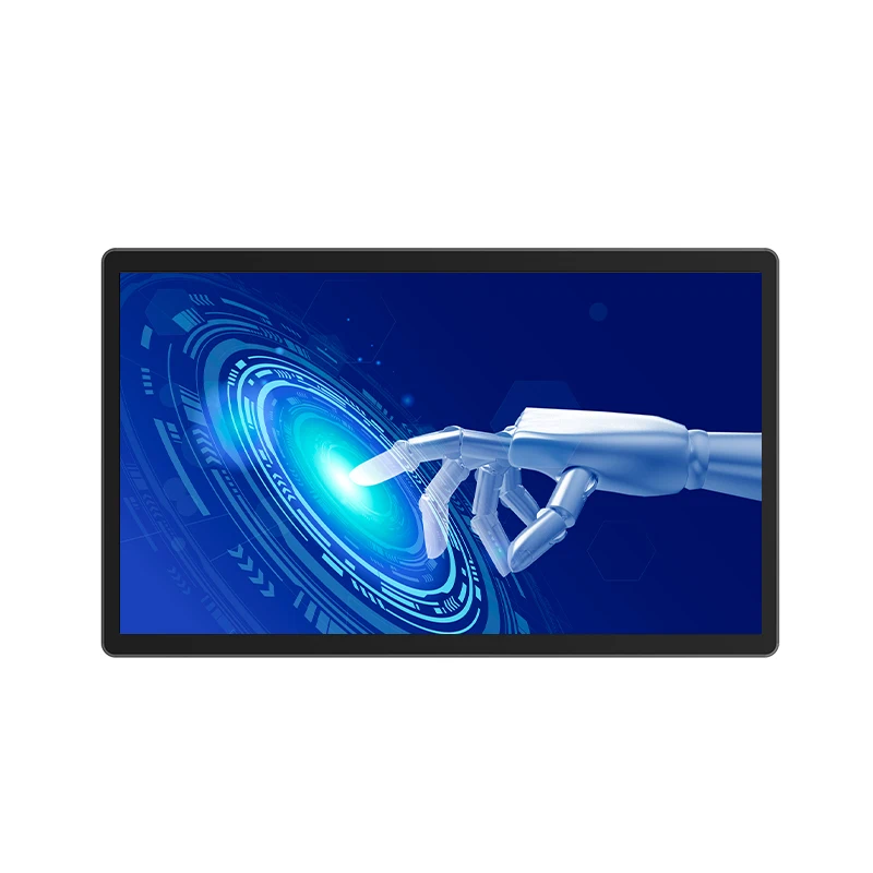 اللمس الأخضر 43 بوصة IP 65/IK 08 شاشة مقاومة للماء لوحة اللمس بالسعة 3M RS232 LCD آلة الألعاب ذات الإطار المفتوح