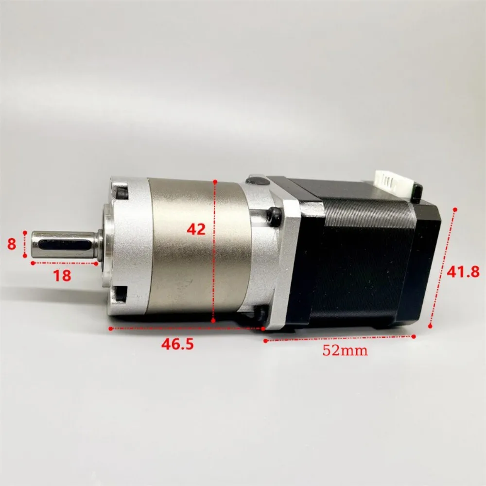 42 Planetary Gear Stepper Motor Ratio 100:1 2A High Torque High Precision Reduction Motor for 3D Printer Engraving Machine