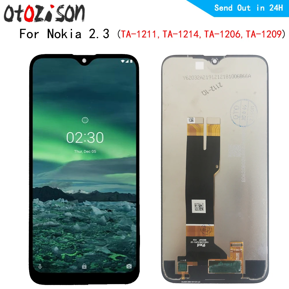 Ecrã LCD para nokia, conjunto digitalizador táctil, para 2.2 2.3 2.4 3.2 4.2 6.1 6 2018 7 plus 5.1 5.4 8 8.1 8.3x5x6x7 c1 c2 c20