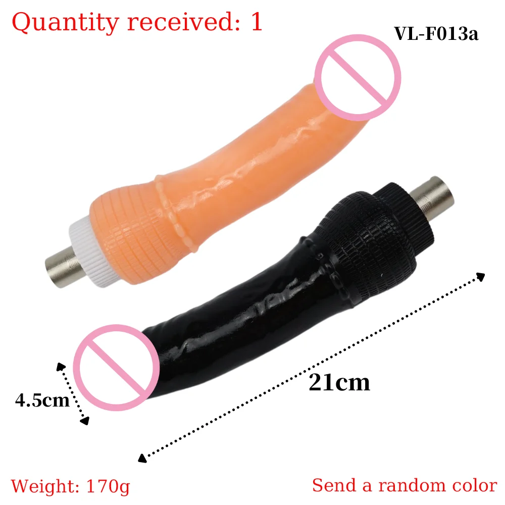 Black Dildo For Sex Machine Attachment 3XLR 3PRONG Attachment Dildo Suction Cup Sex Masturbation Love Machine For Women Man