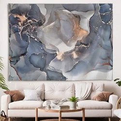 Marble Textured Living Room Large Tapestry Bedroom Aesthetic Wall Tapestry Simple Style for Home Decoration Women Children Gifts