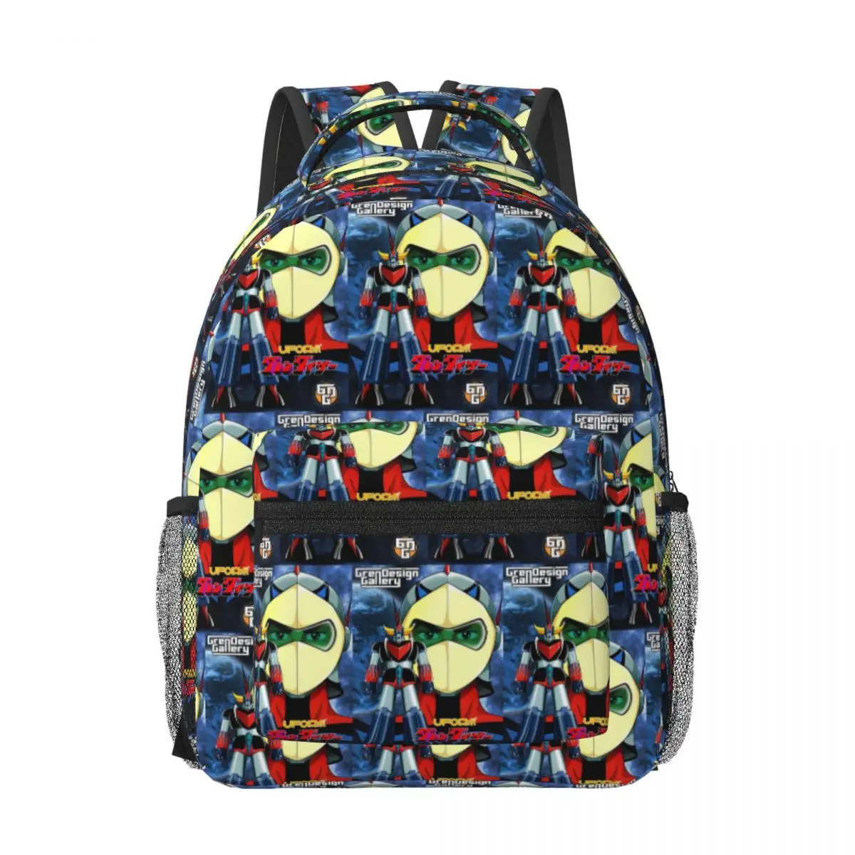 

Goldrake Goldorak Anime Mazinger Z UFO Robot Grendizer Backpacks Bookbag School Bags Portability Laptop Rucksack Shoulder Bag