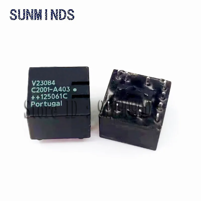 5pcs/Lot V23084-C2001-A403 V23084 Tyco Relay 10Pins 30A 12VDC Automotive Relays 254ohm for BMW 320 car new genuine C2001-A403