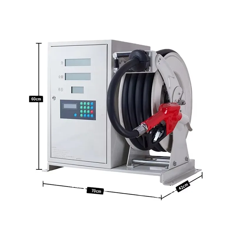 

【Factory Price【Factory PriceWith Hose Reel Mobile Small Car Loading Mini Portable Pump Filling Station Fuel Dispenser