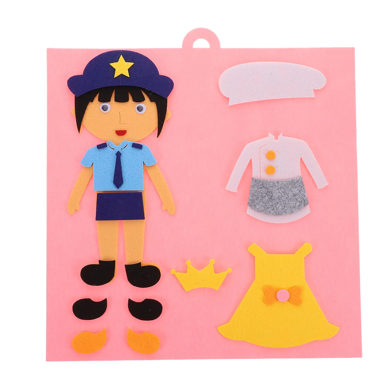

2Pcs Educational Dress-Up Puzzle for Kids Ages 3-6 Fine Motor Skills Development Sorting Matching Creative Pretend Play