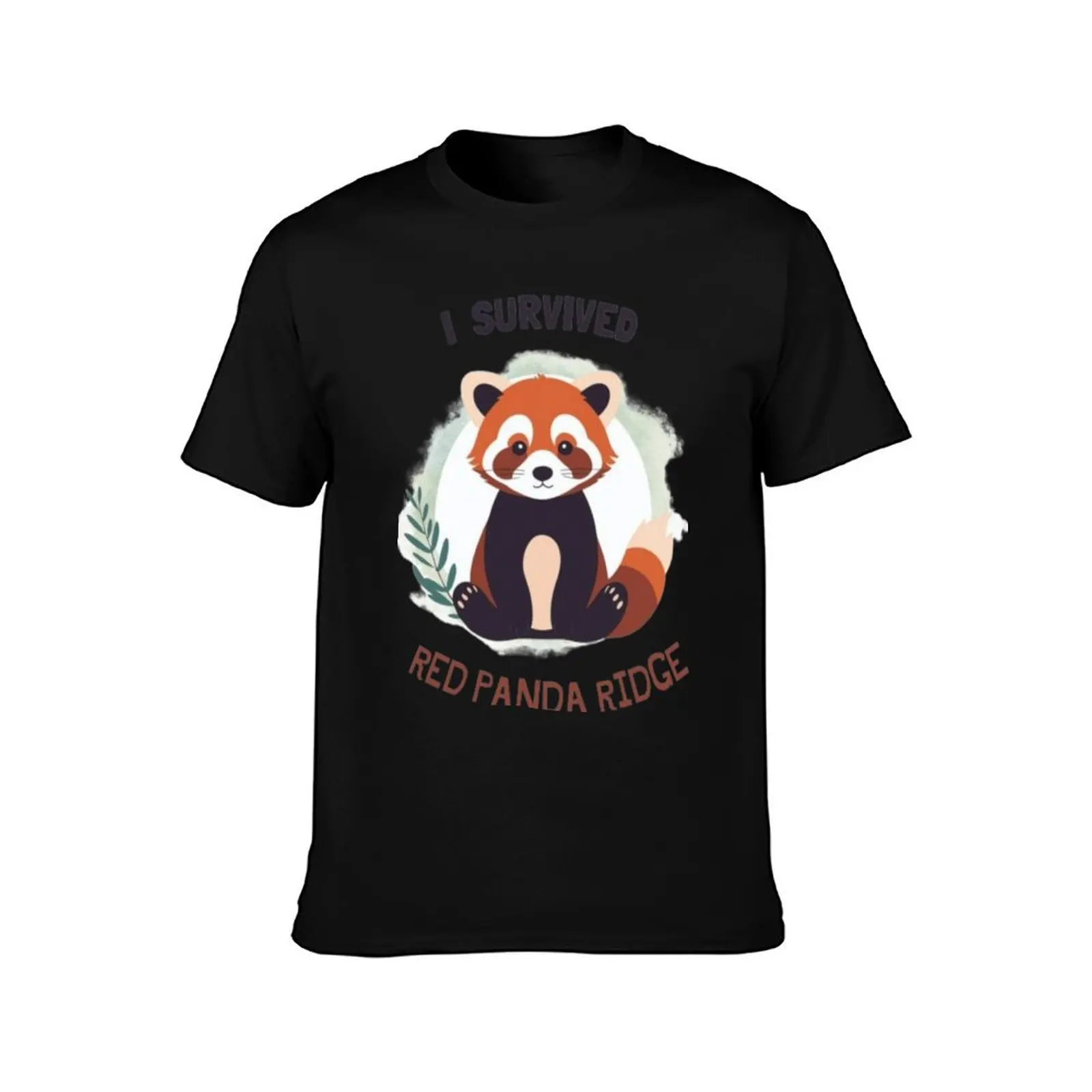 I Survived Red Panda Ridge (1) T-Shirt Simple Trendy Casual T-Shirt