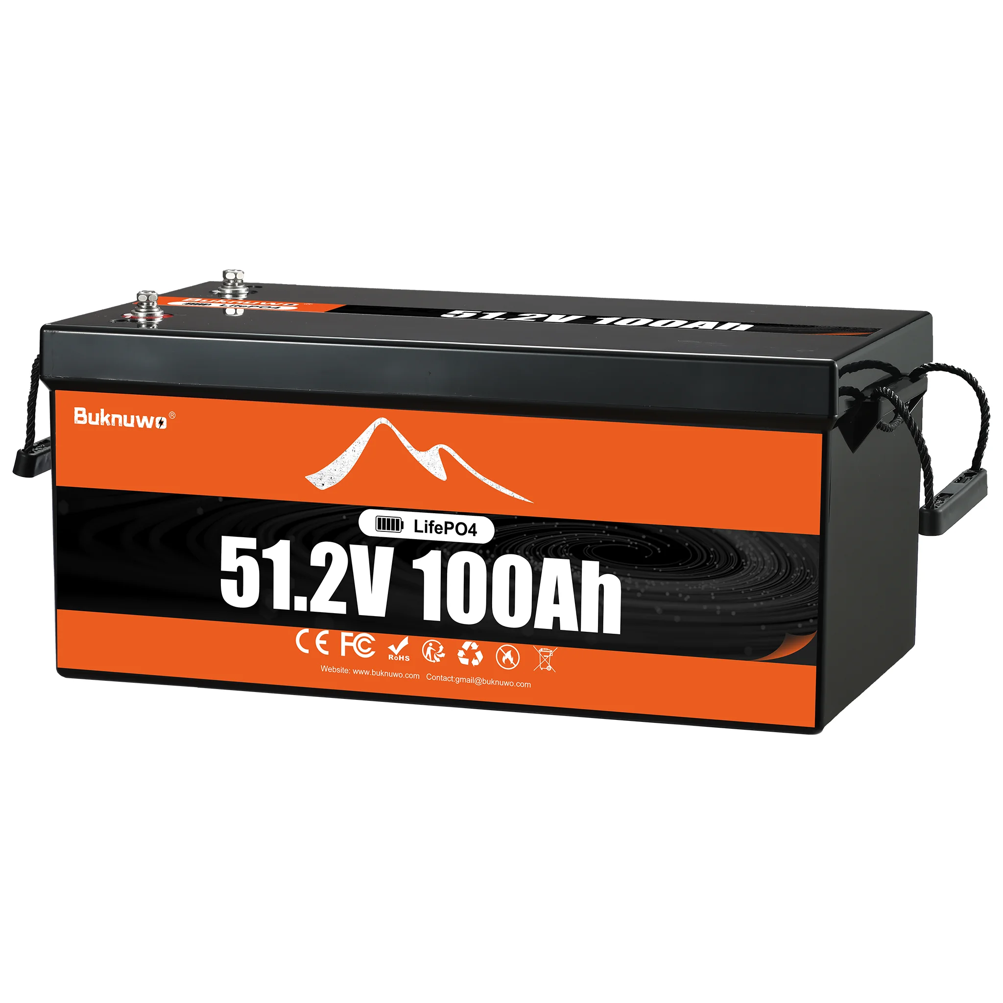 

48V/51.2V100Ah LiFePO4 Lithium Battery/5120Wh/BMS/Low Temp Protection/15000+ Deep Cycle Battery For Solar, RV, Marine, Off-Grid