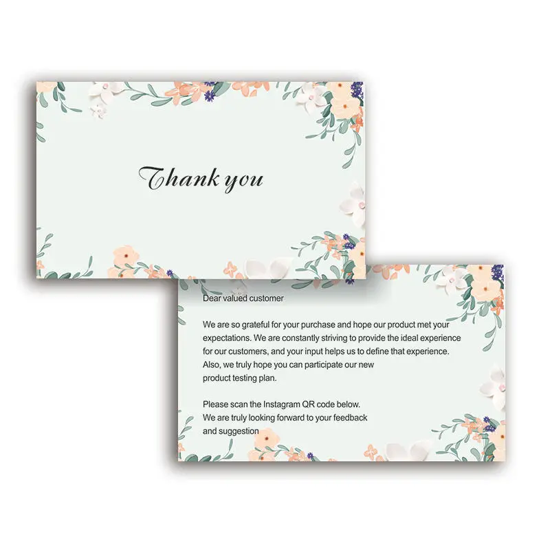 Tarjetas de Visita Personalizadas, Tarjetas de Agradecimiento con Logotipo Personalizado, Tarjetas de Felicitación Navideñas a Color, Invitaciones de Boda de Doble Cara