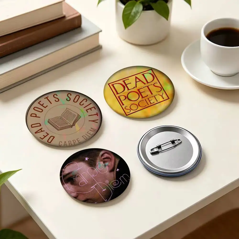 Movie D-Dead P-Poets S-Society   Soft Button Pin Funny Silly Gnarpy On A Skateboard Meme Badge Gamer Collection Gifts