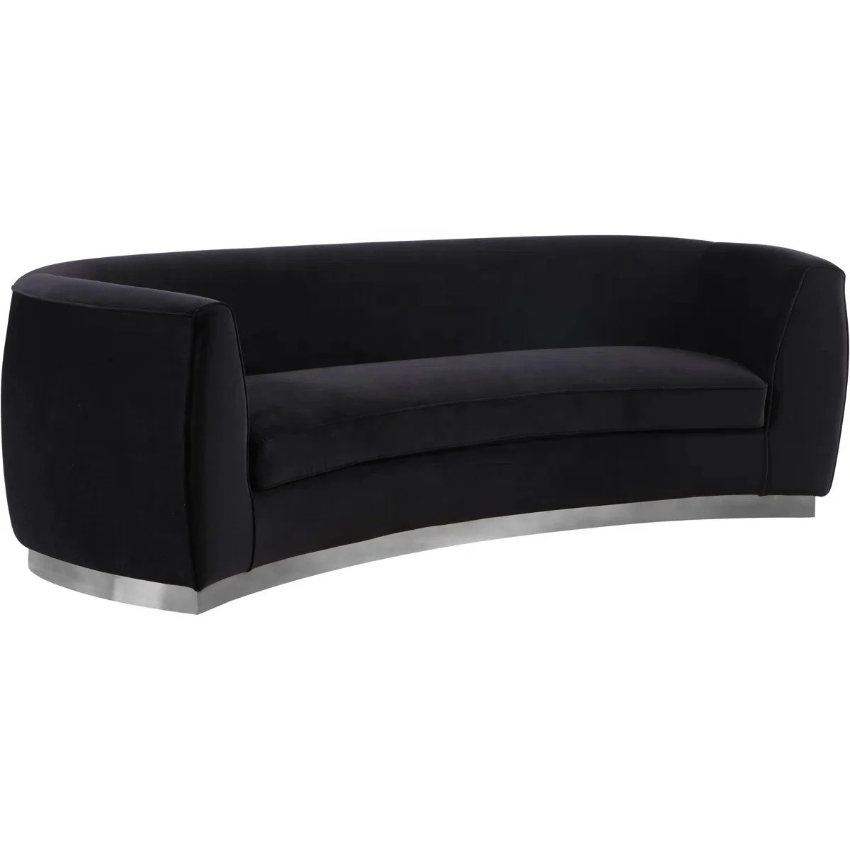 #Postmodern Light Luxury Velvet One Seat Sofa with High-density Sponge Customizable for Hotel Lobby and Living Room