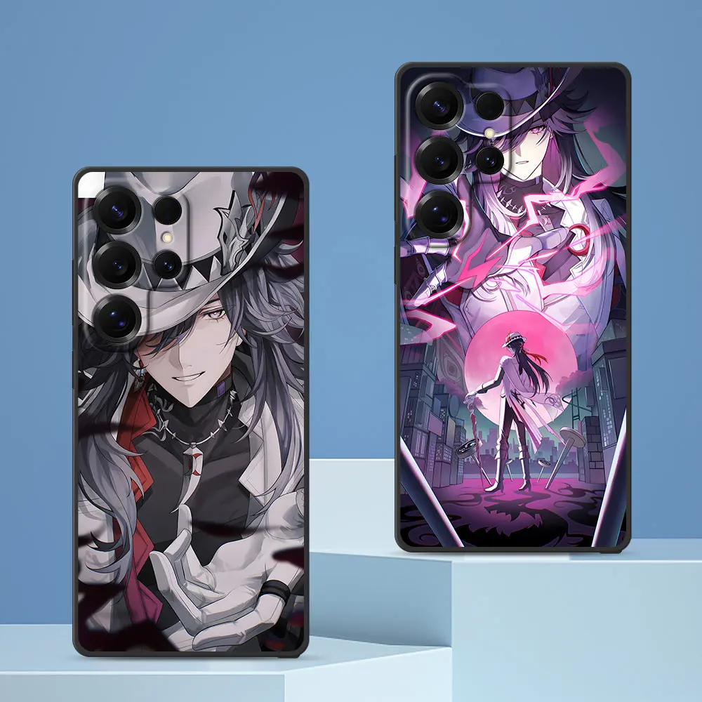 Protective Case For Samsung Galaxy S26 S24 S22 S23 S25 S20 FE S9 S10 S21 Ultra S8 Plus TPU Black Phone Cover Star Rail La Mancha