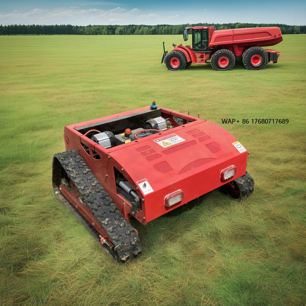 

High Quality Remote Control Electric Crawler Brush Cutter Lawn Mower New Condition for Construction Agriculture Core Engine