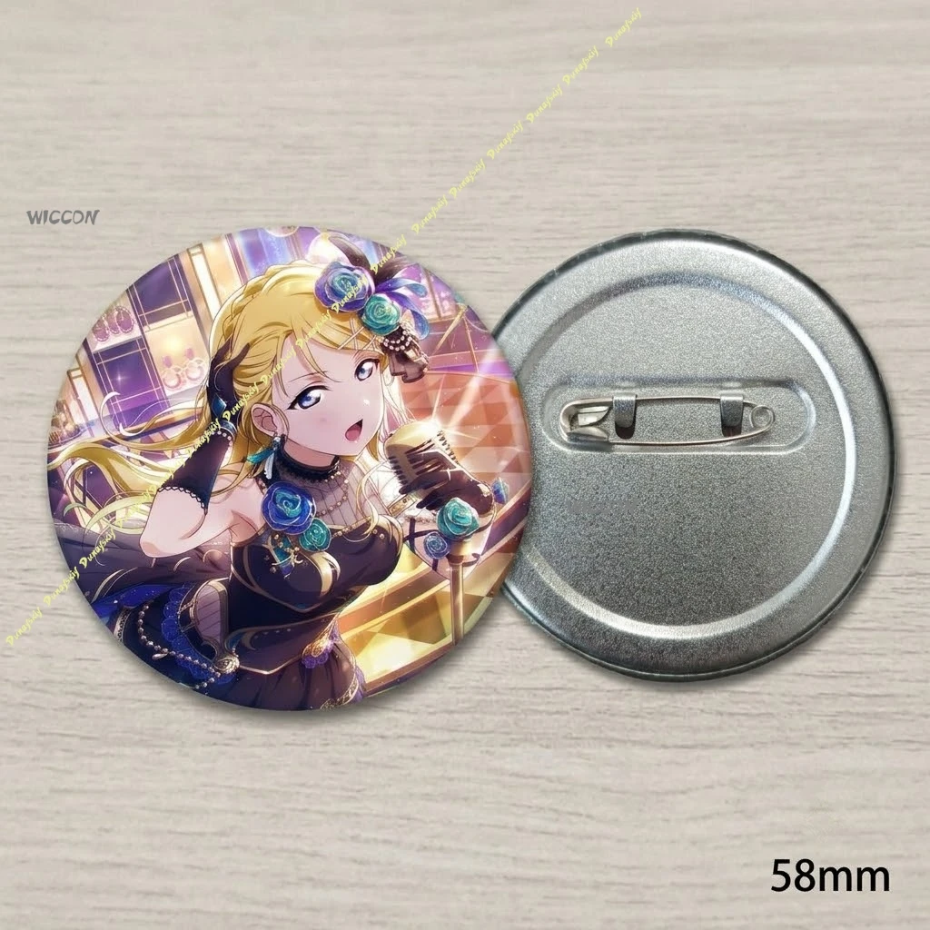Love Live! Spilla Da Collezione Eli Ayase μ'S (Love Live!) - Badge Anime KKE Del School Idol Project, Regalo Per I Fan Di Eli Ayase Distintivo-image