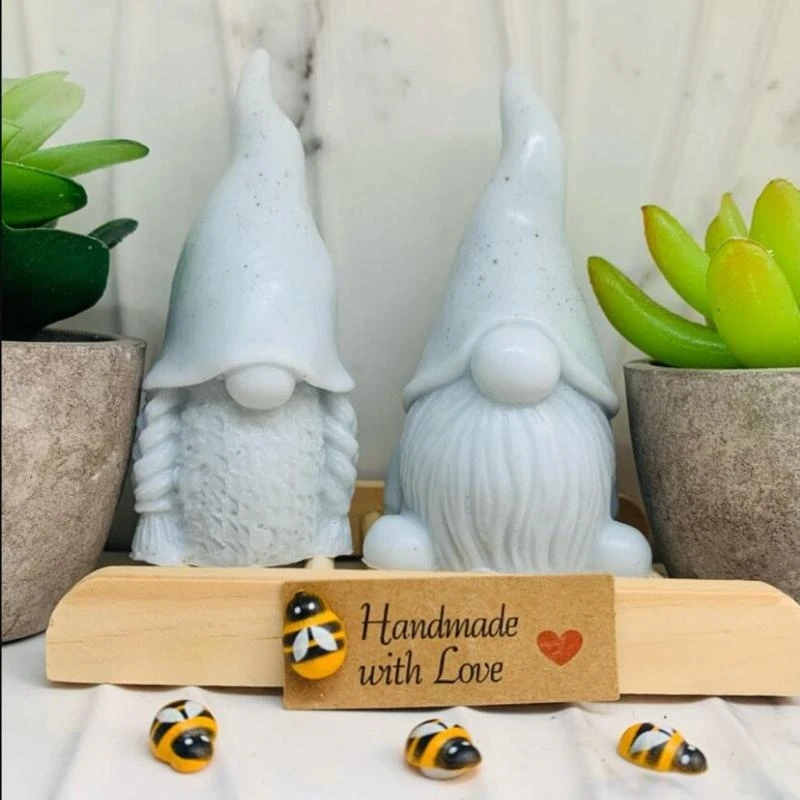  Handmade Fragrance Plaster Soap Wax Silicone Mould DIY Crafts Easter Gnome DIY Mold Handicrafts Dwarf Decorations Mould